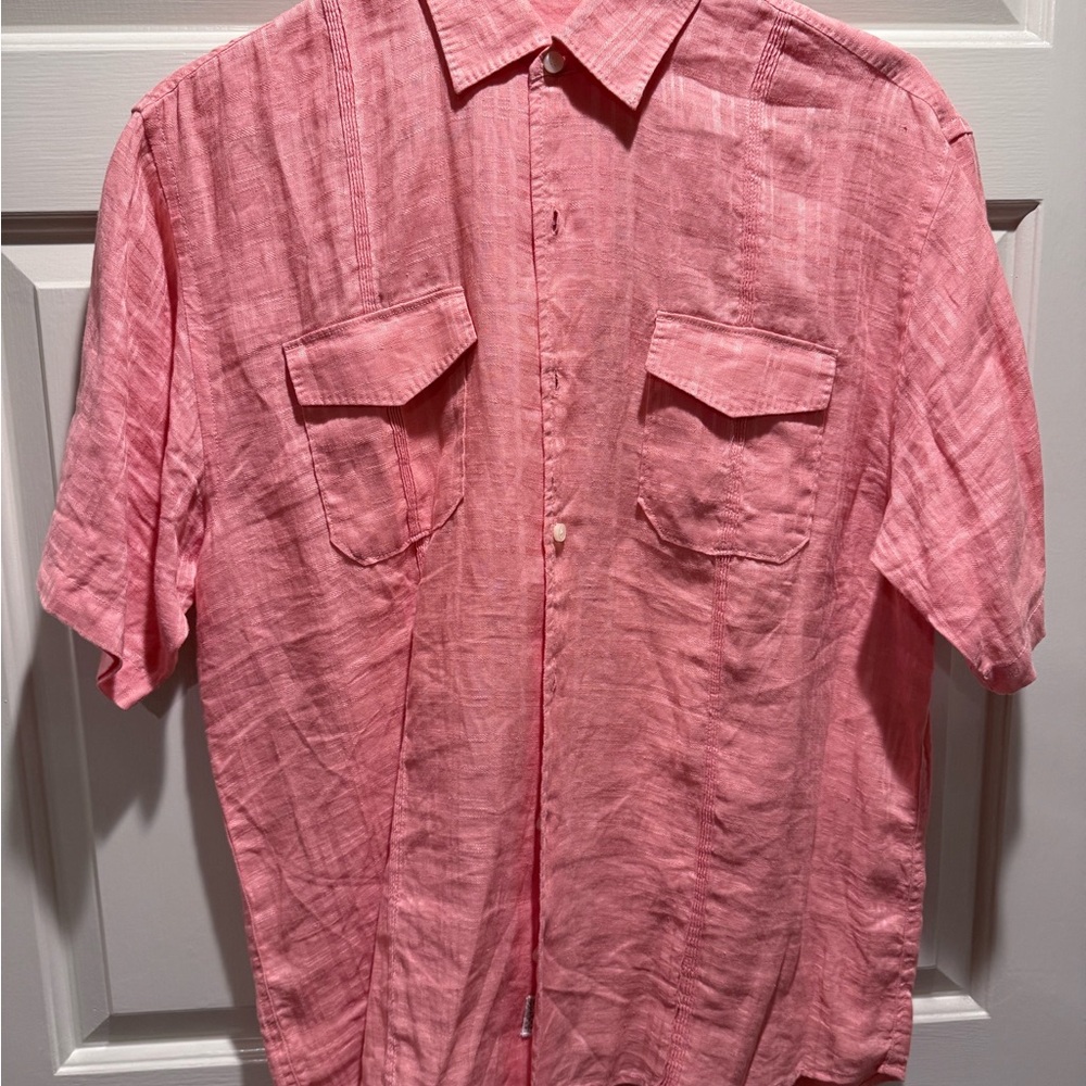 Tommy Bahama Light Orange Button-Down Shirt